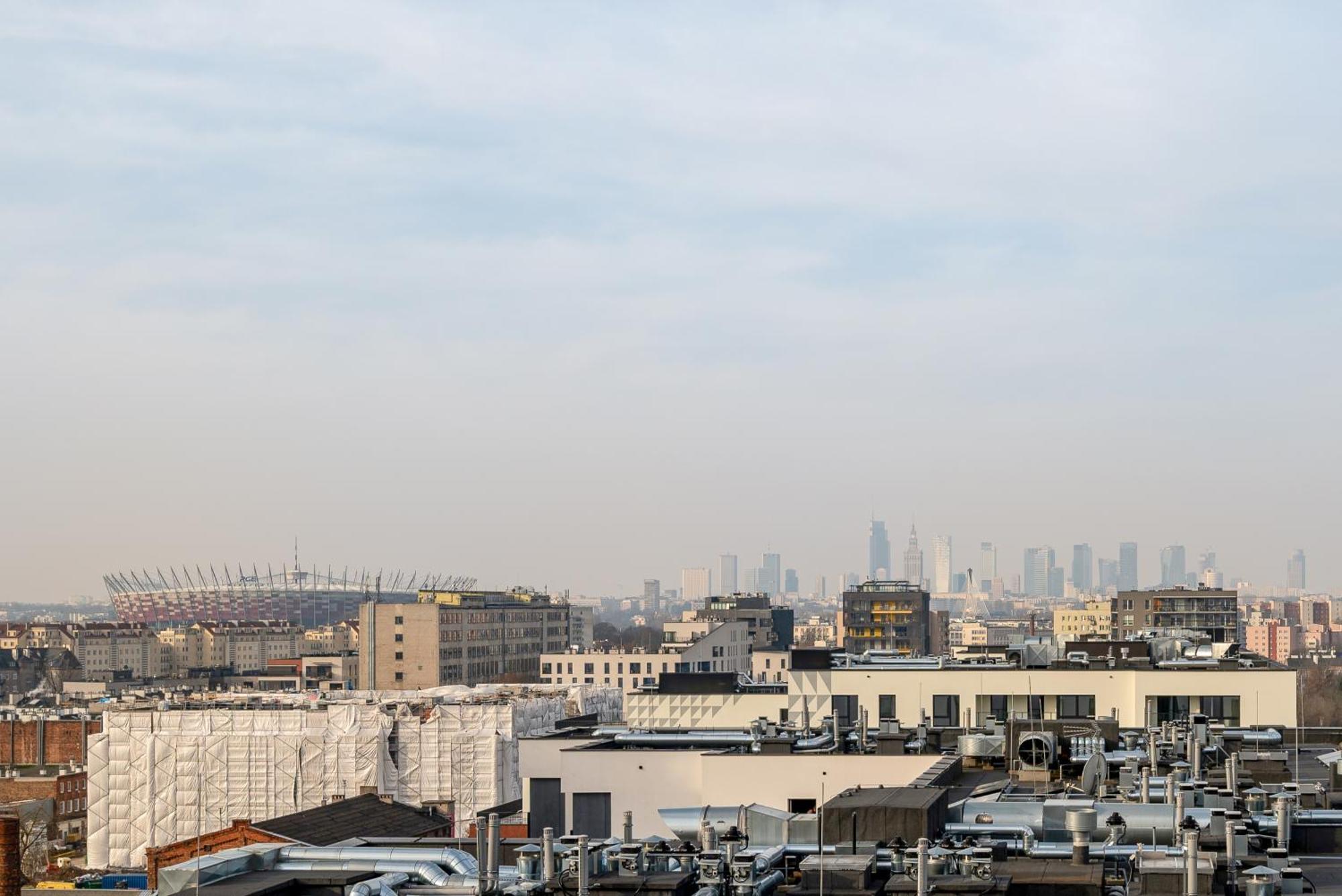 11Th Floor Praga View Apartment Warsaw Exterior photo